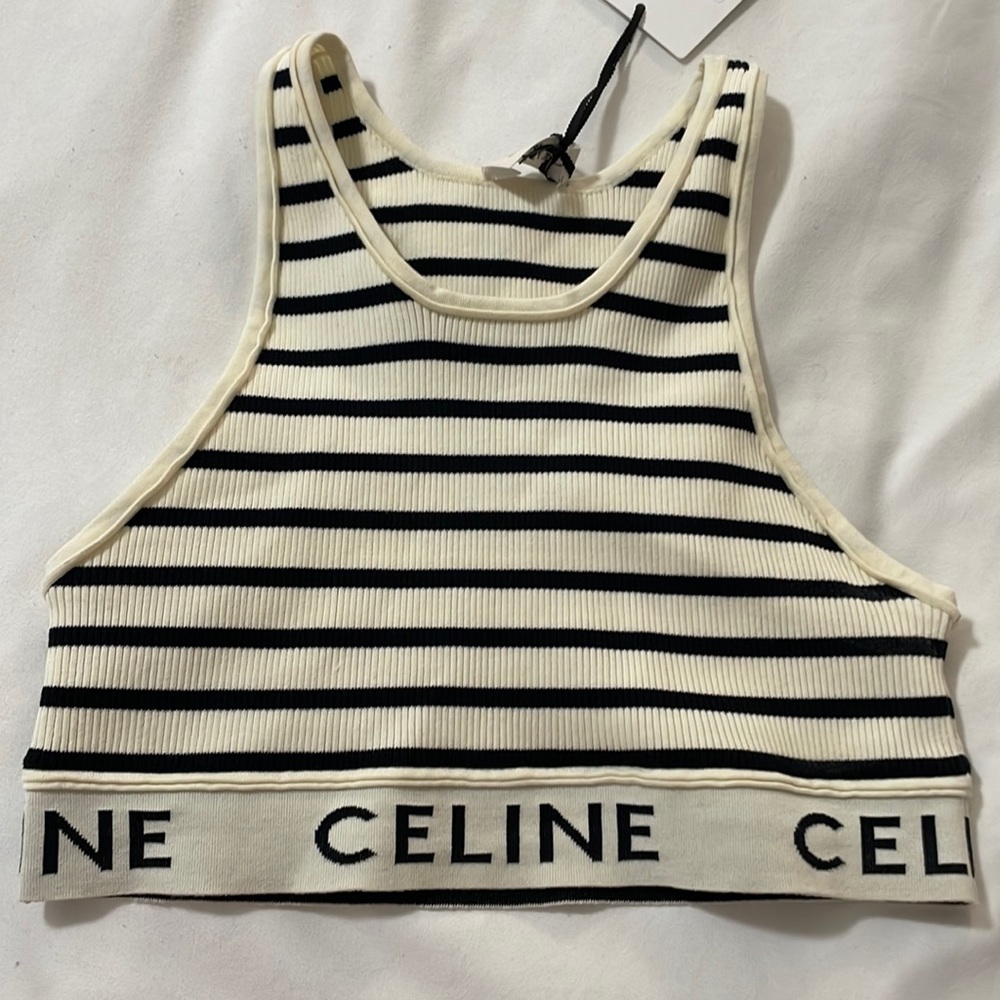 Very popular Celine stripped crop top